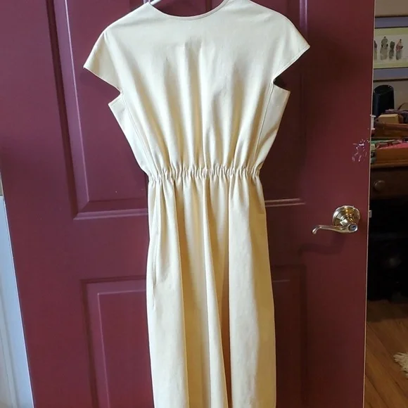 Halston RARE Saks Fifth Ave Vintage 1970 vintage yellow ultra suede wrap p2p 18 - Picture 12 of 16